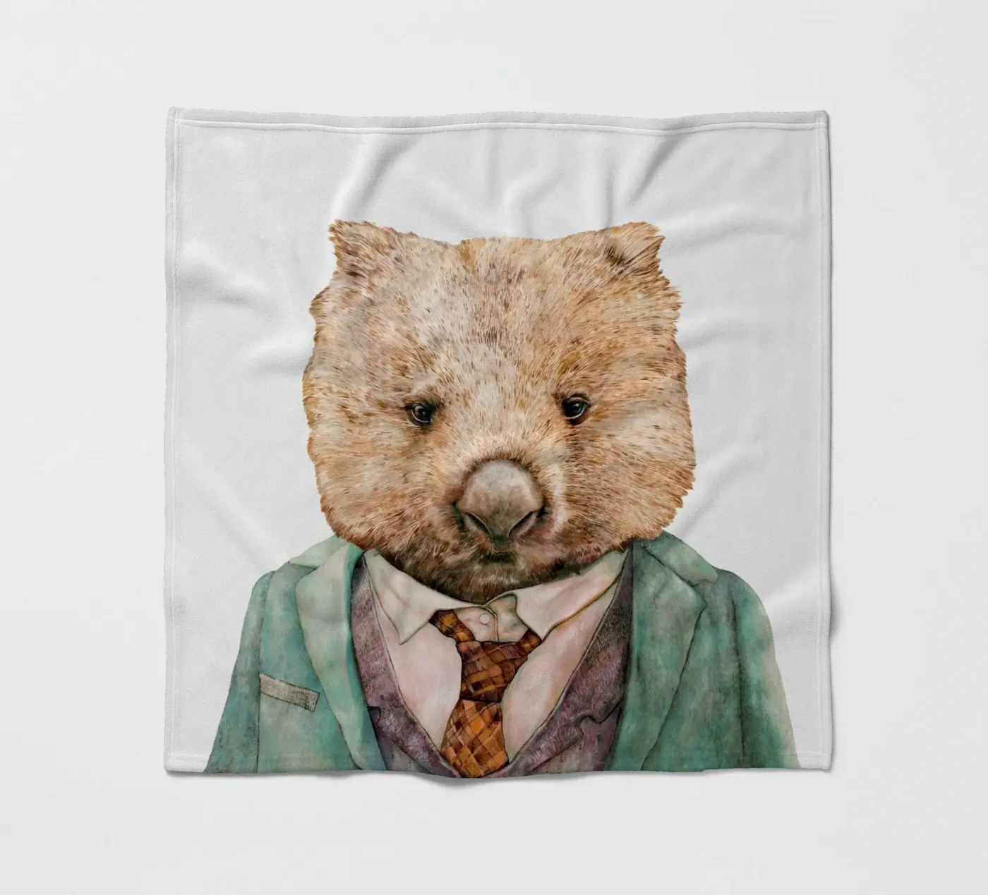 Herr Wombat Fleecedecke von Animal Crew