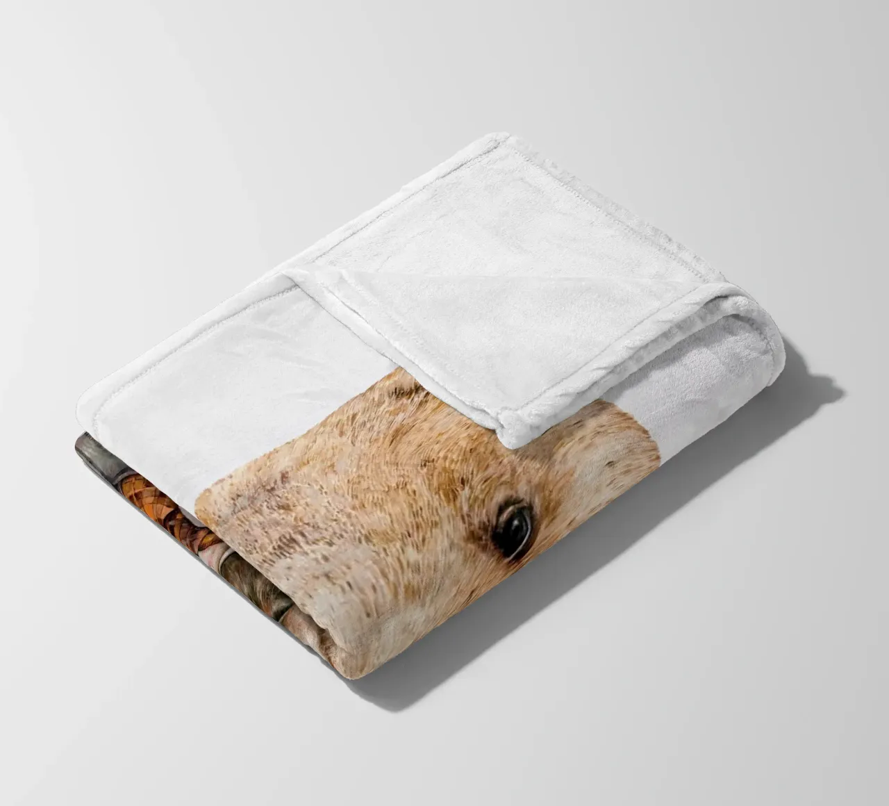 Mr Wombat fleece blanket by Animal Crew