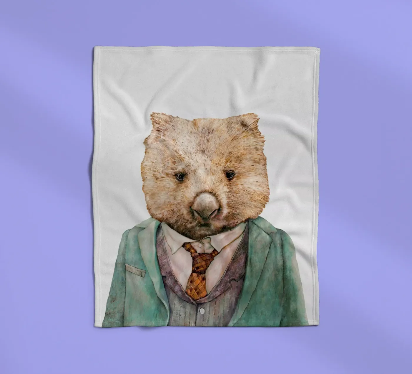 Herr Wombat Fleecedecke von Animal Crew
