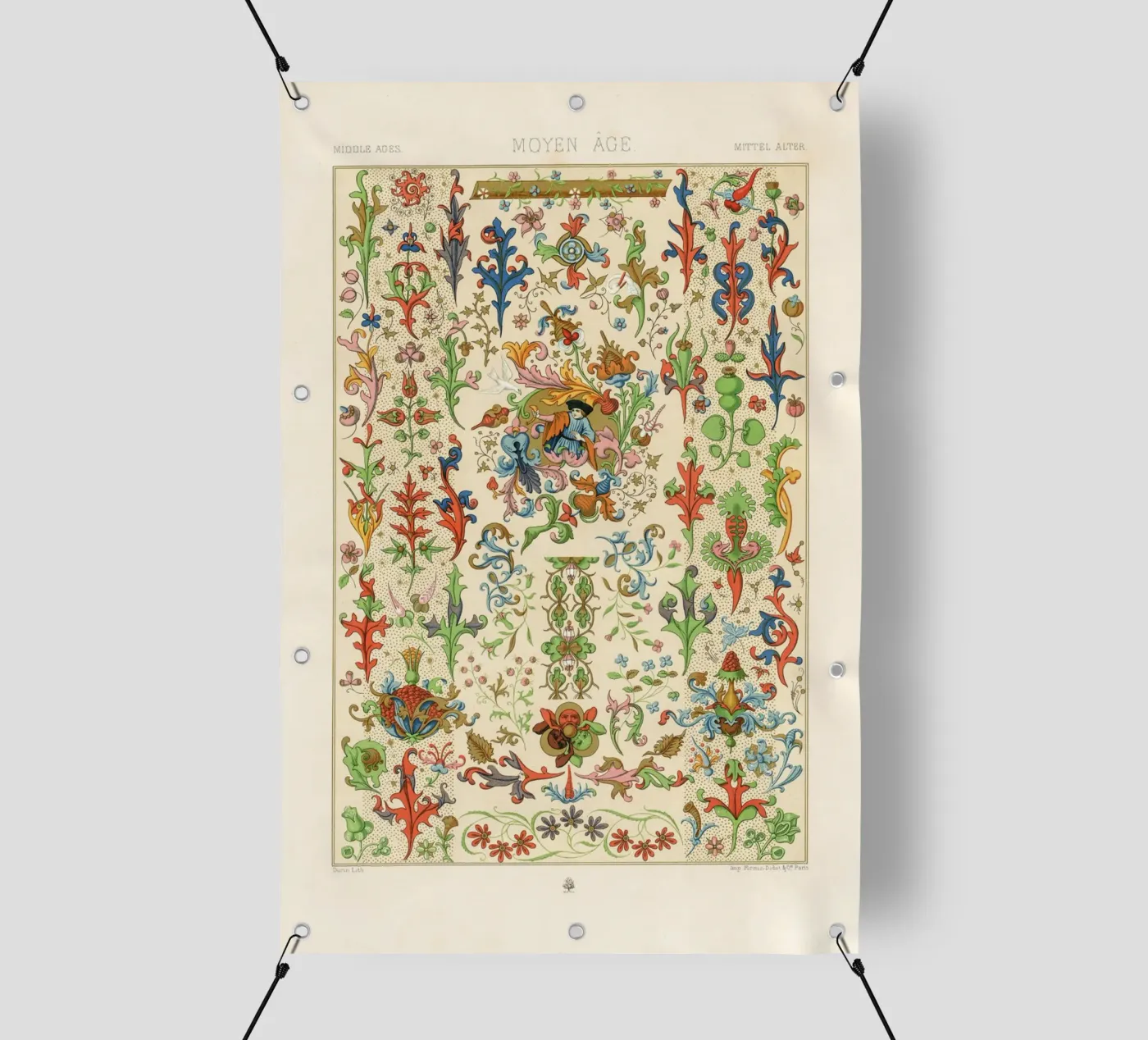 Medieval pattern PVC Plane von vintageshop