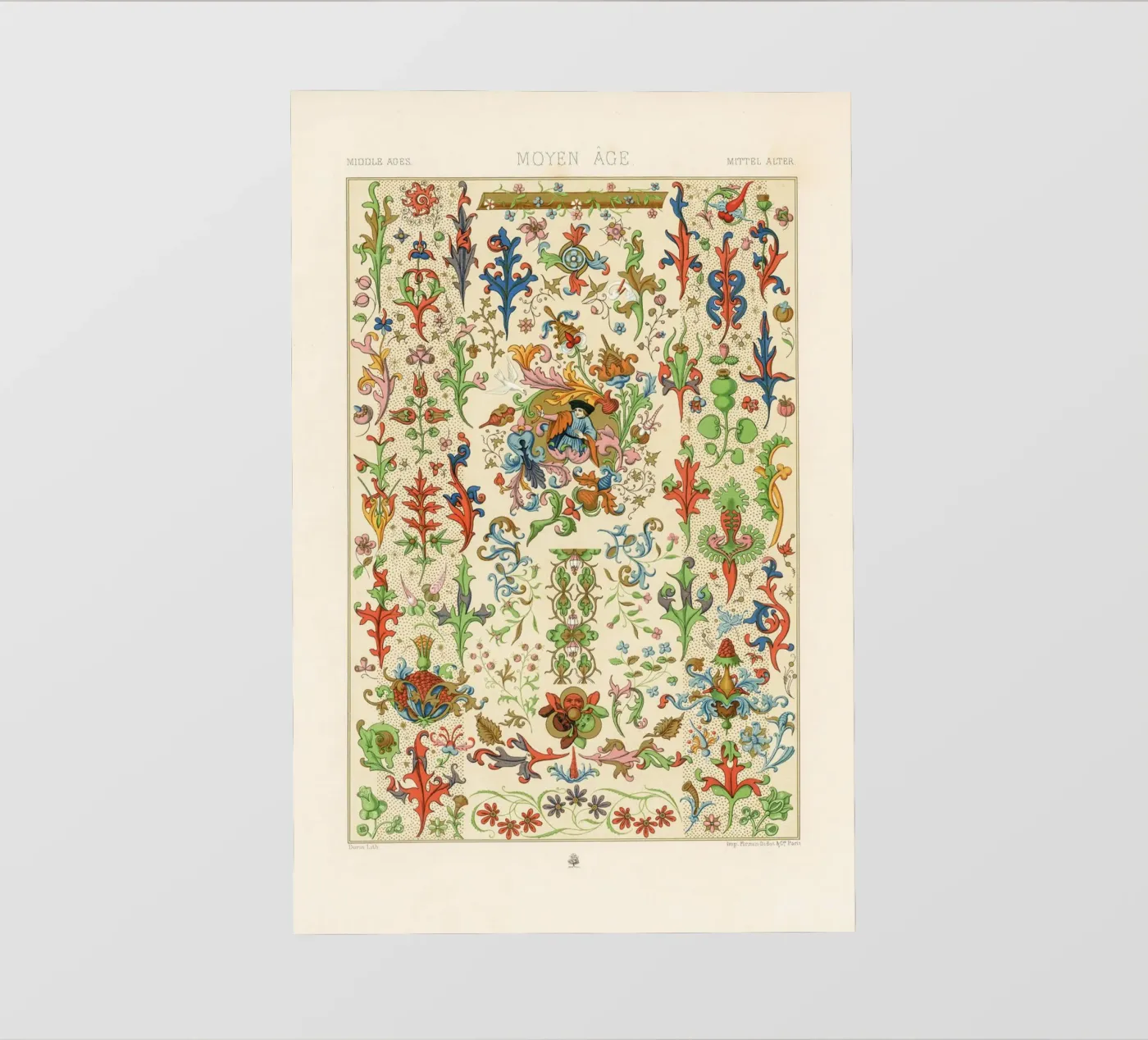 Medieval pattern PVC Plane von vintageshop