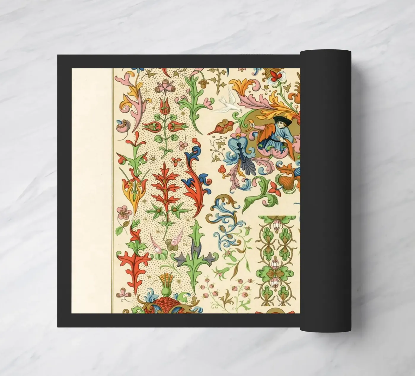 Medieval pattern deurmat van vintageshop