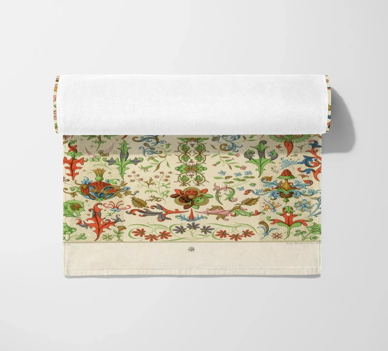 Medieval pattern beach towel by vintageshop