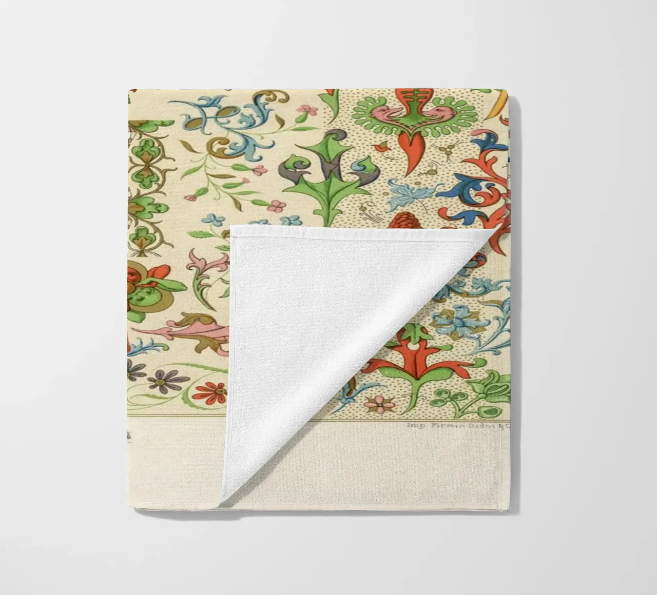 Medieval pattern beach towel by vintageshop