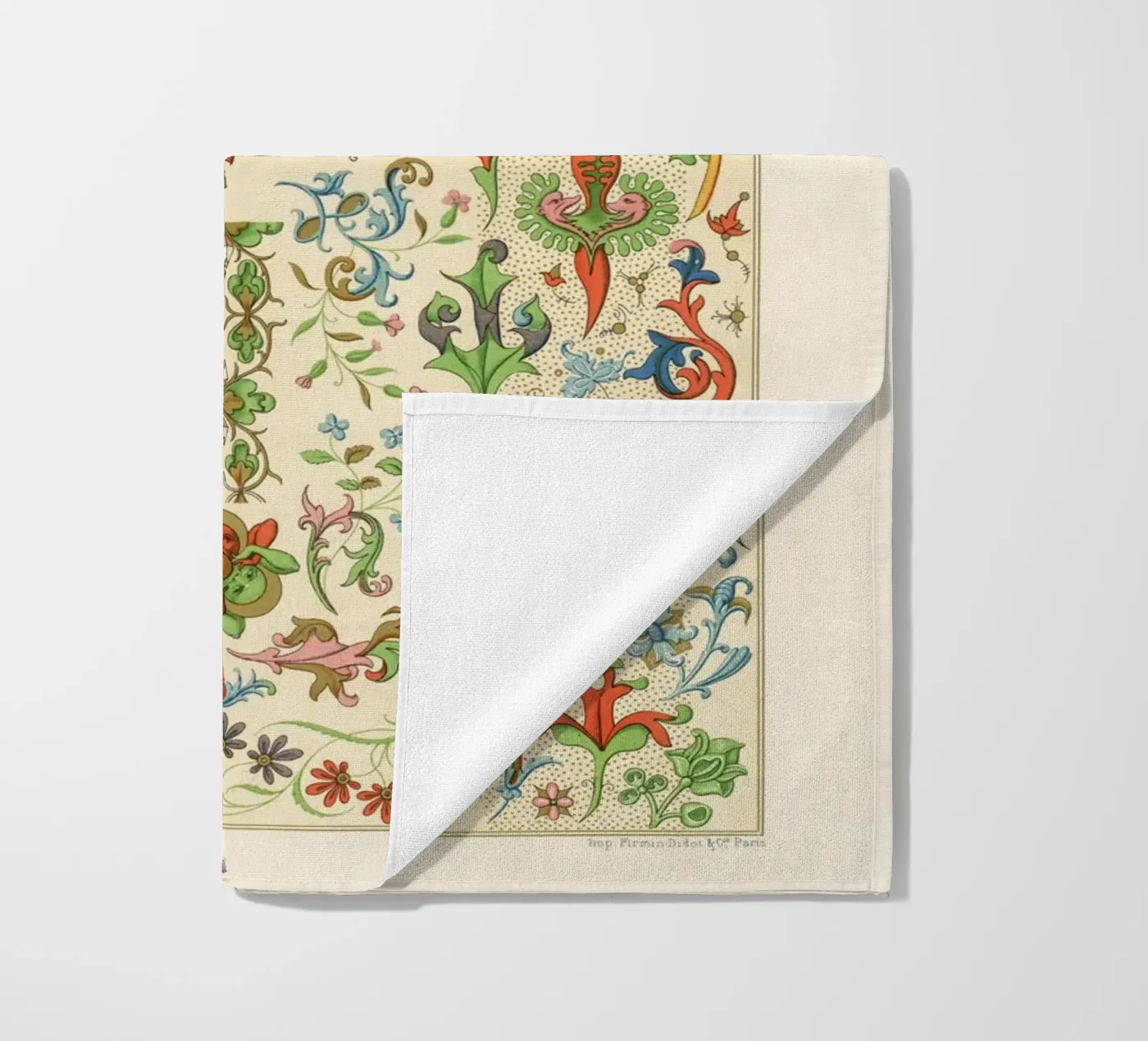 Medieval pattern strandhanddoek van vintageshop