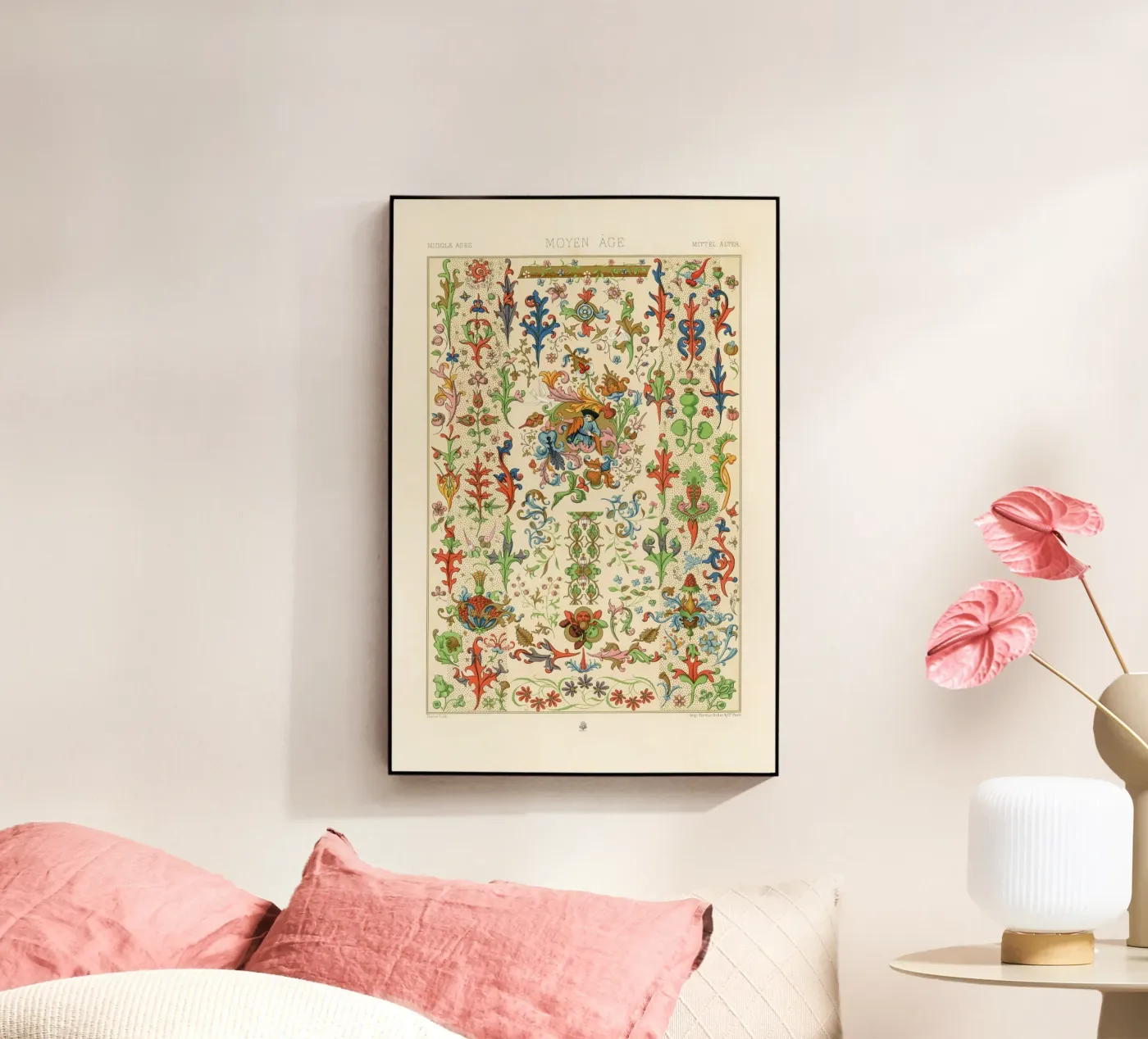 Medieval pattern plexiglas de vintageshop