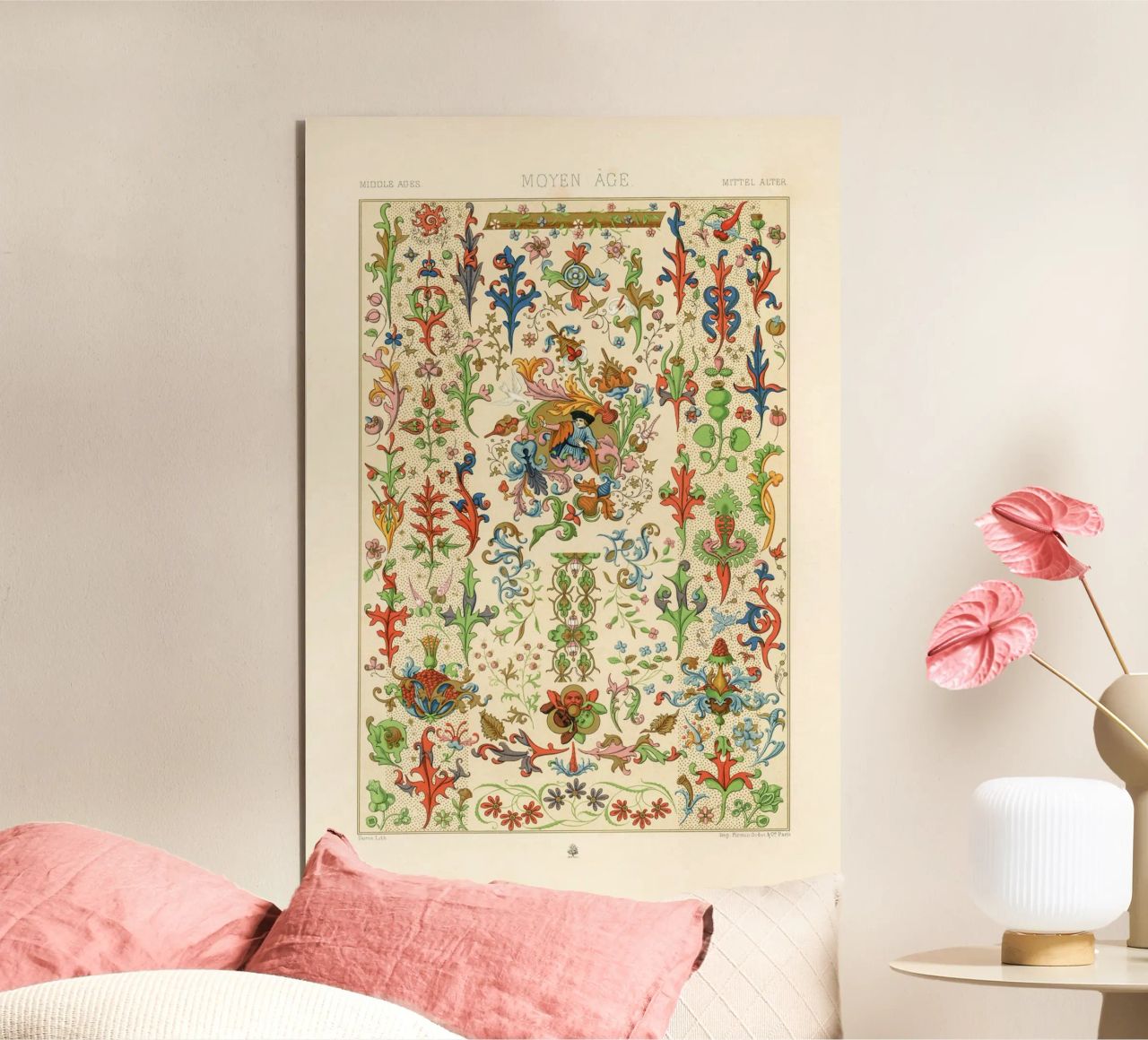 Medieval pattern alluminio dibond da vintageshop