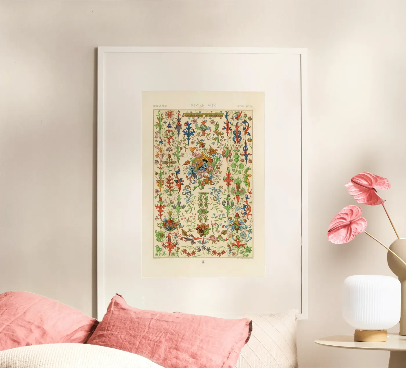 Medieval pattern poster van vintageshop