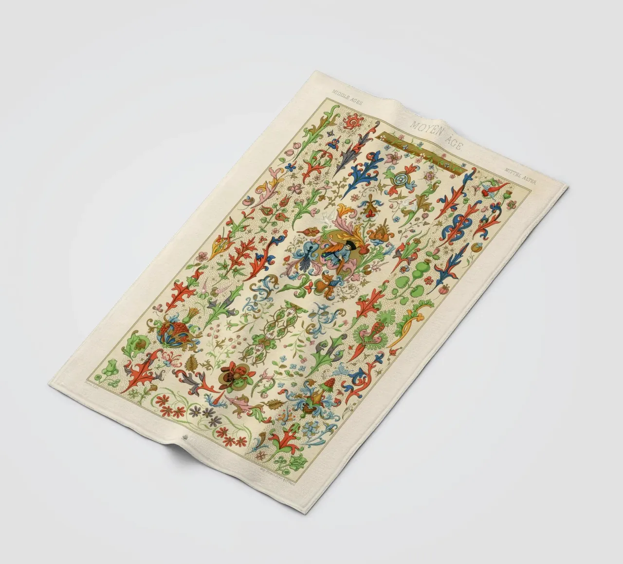 Medieval pattern Fleecedecke von vintageshop