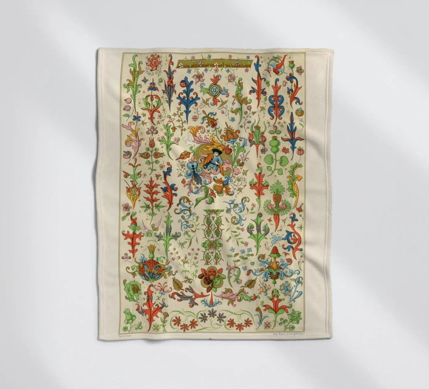 Medieval pattern coperta in pile da vintageshop