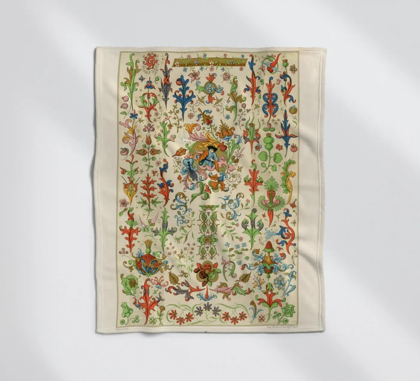 Medieval pattern coperta in pile da vintageshop