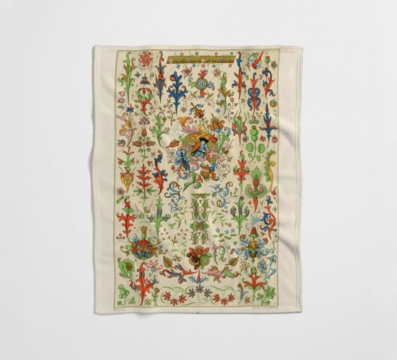 Medieval pattern coperta in pile da vintageshop