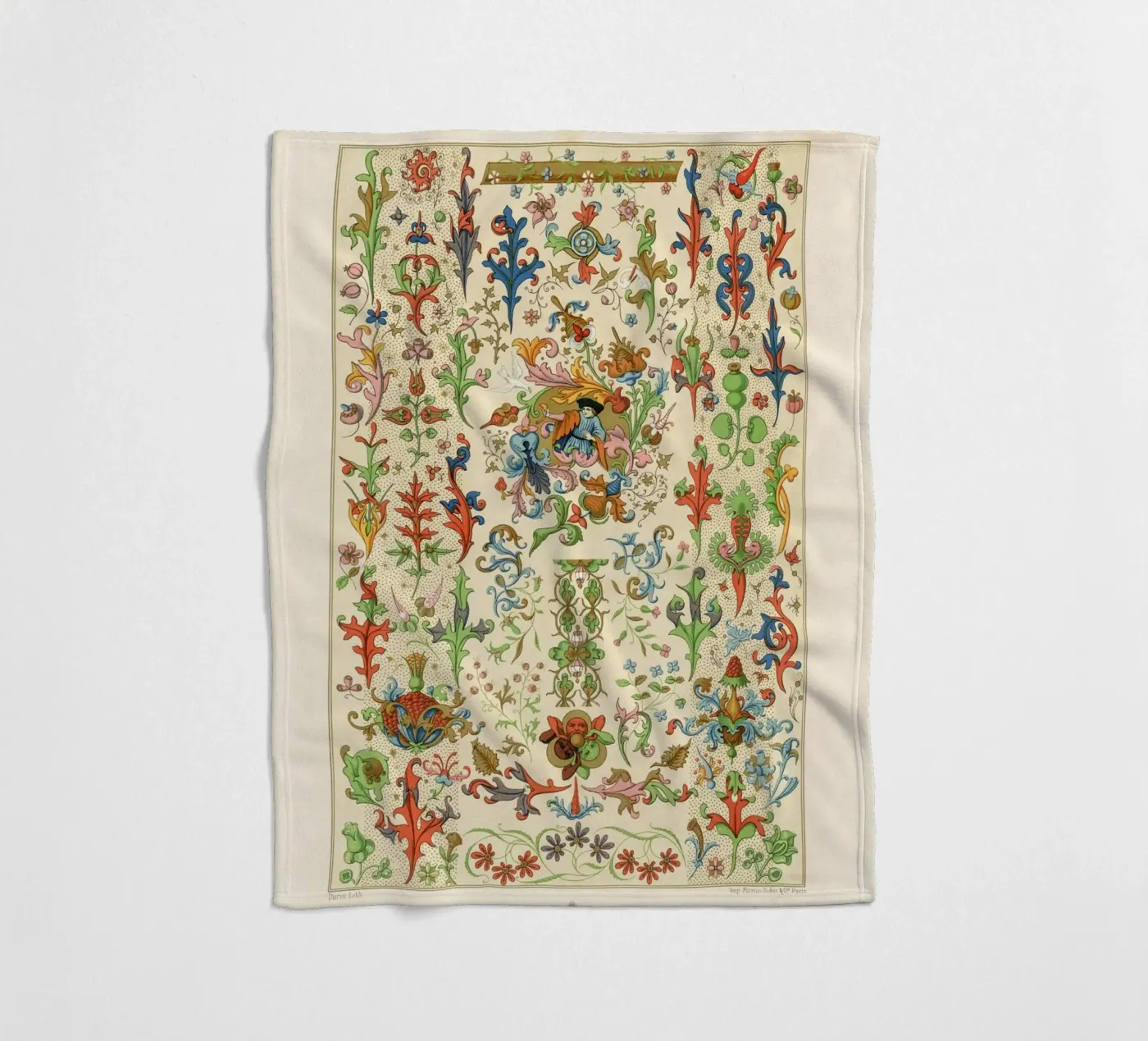 Medieval pattern coperta in pile da vintageshop