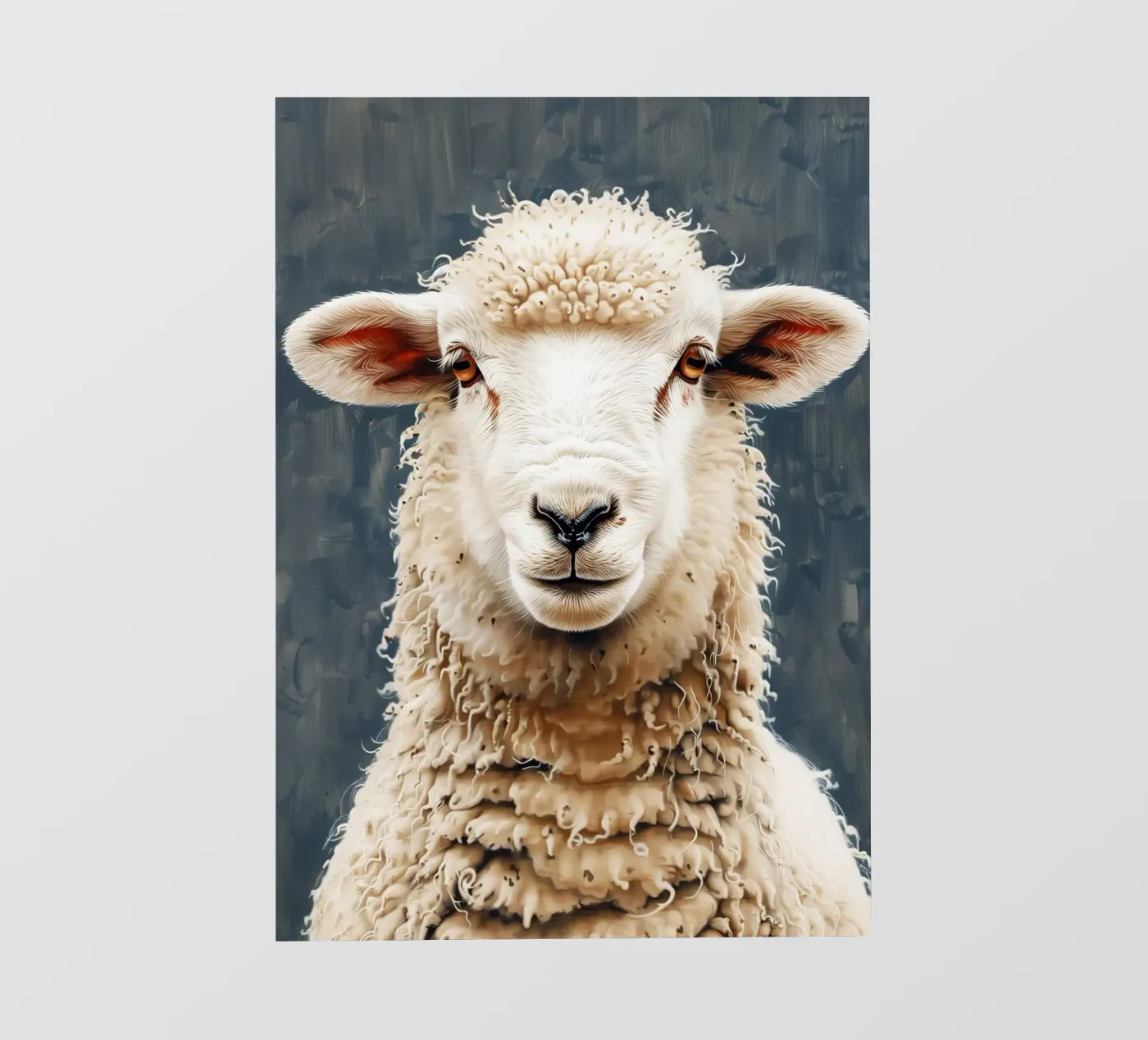 Schapen fotobehang van Lionmixart