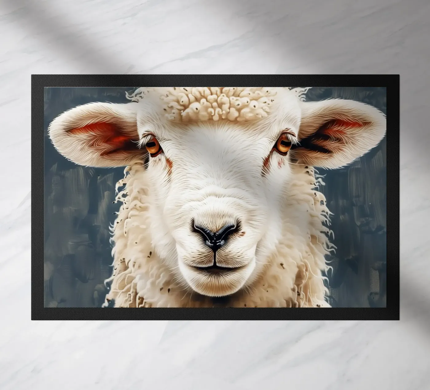 Sheep doormat by Lionmixart
