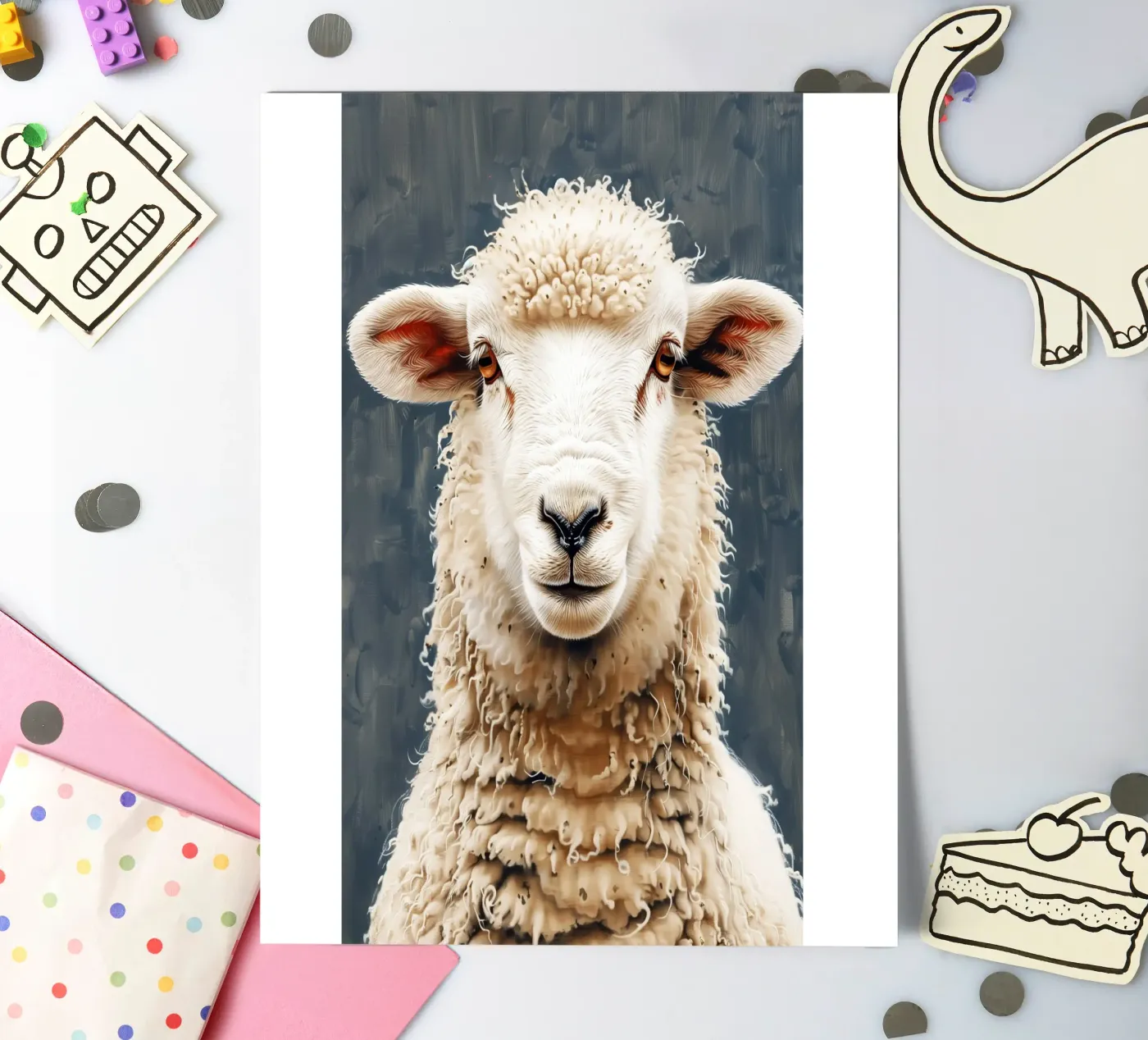Sheep sticker sheet by Lionmixart