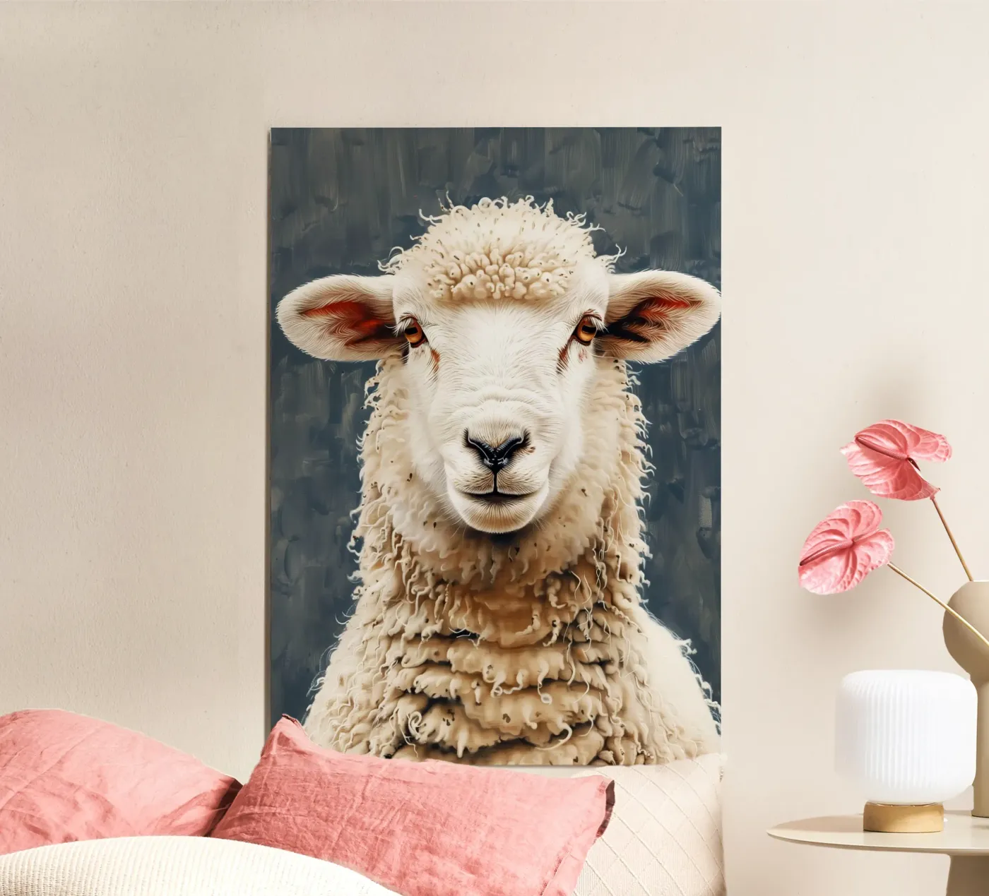 Sheep pannello forex da Lionmixart