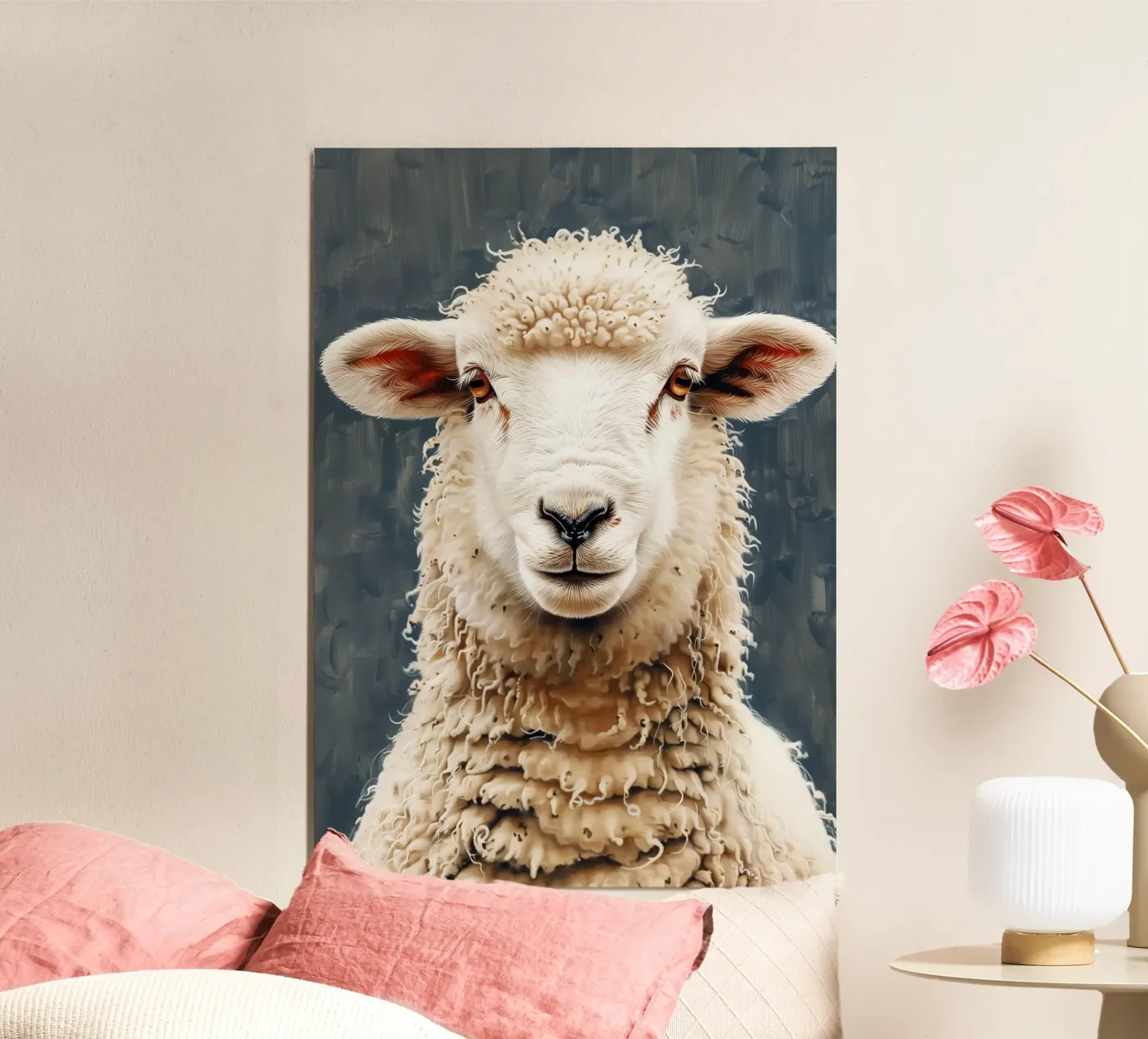 Sheep poster by Lionmixart