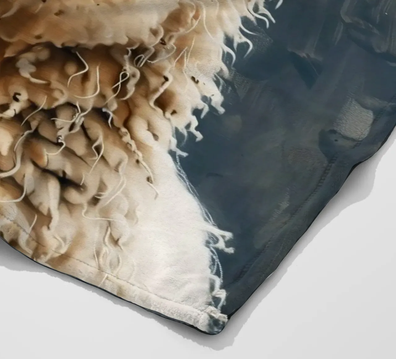 Pecora coperta in pile da Lionmixart