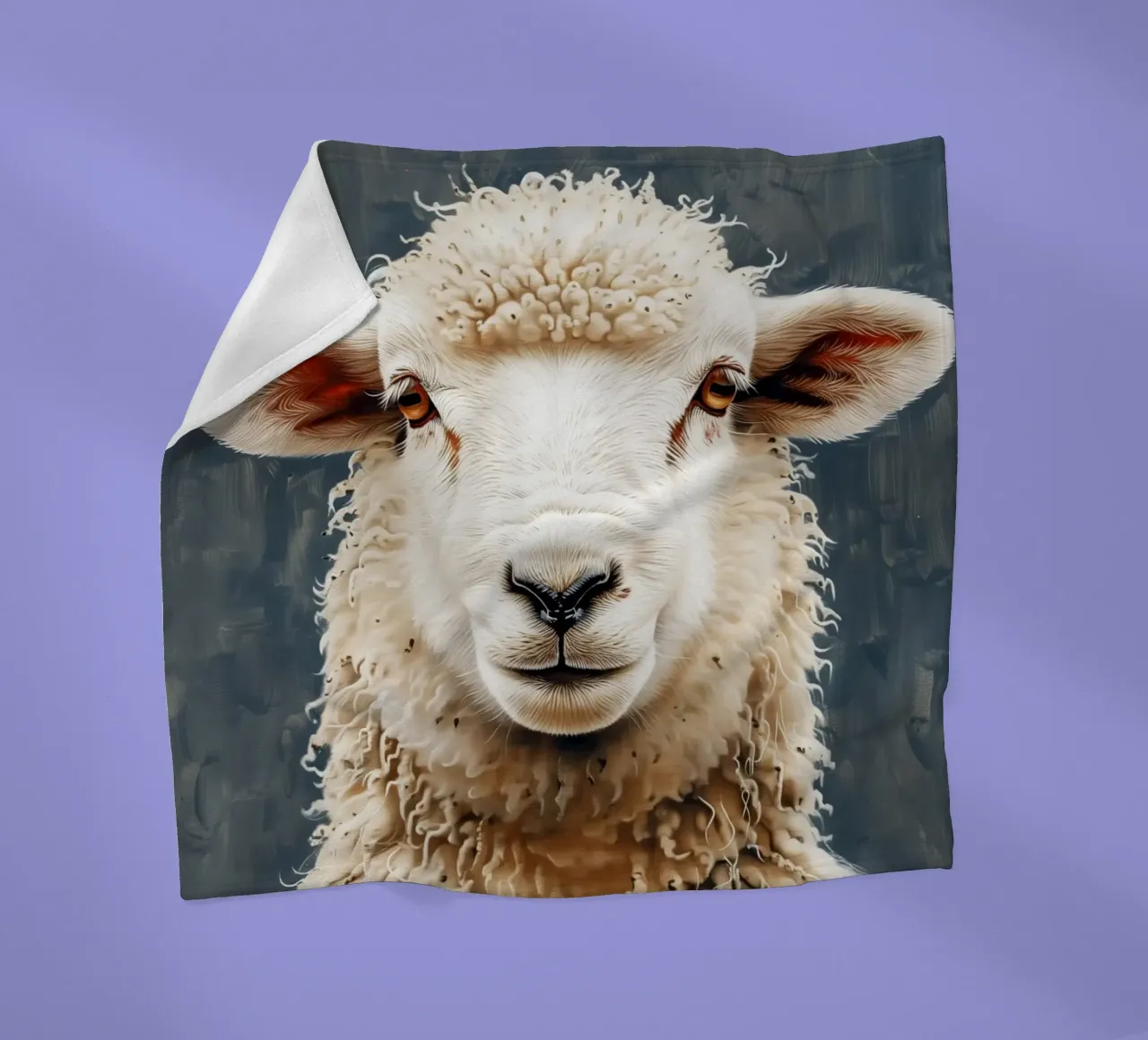 Pecora coperta in pile da Lionmixart