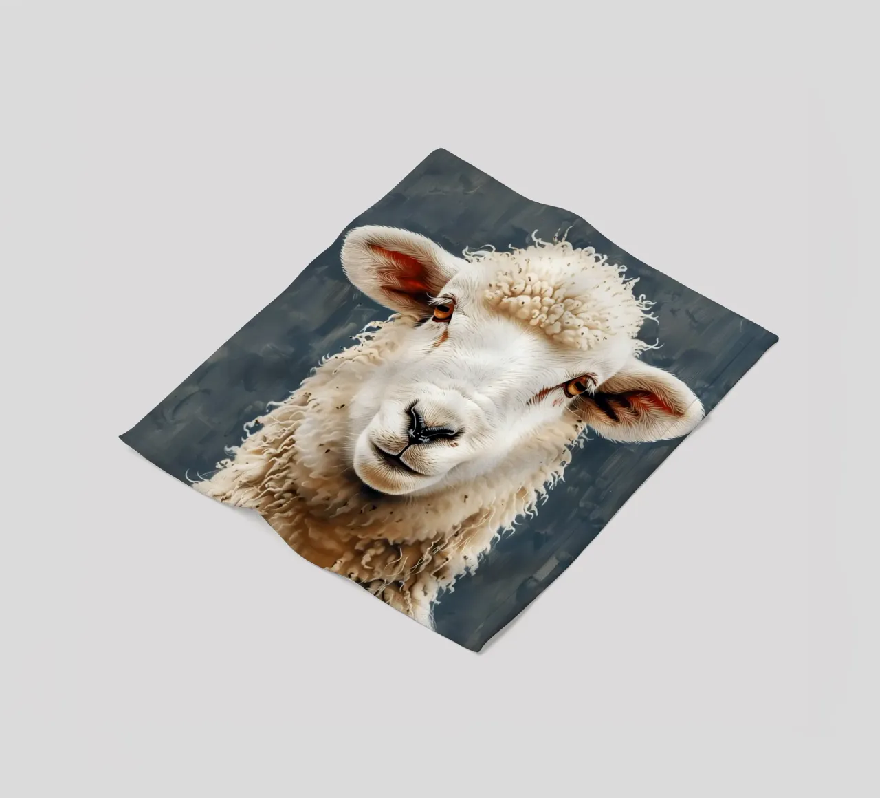 Pecora coperta in pile da Lionmixart