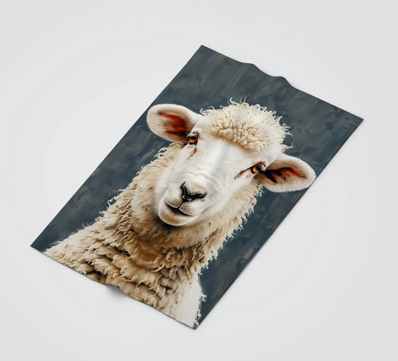 Pecora coperta in pile da Lionmixart