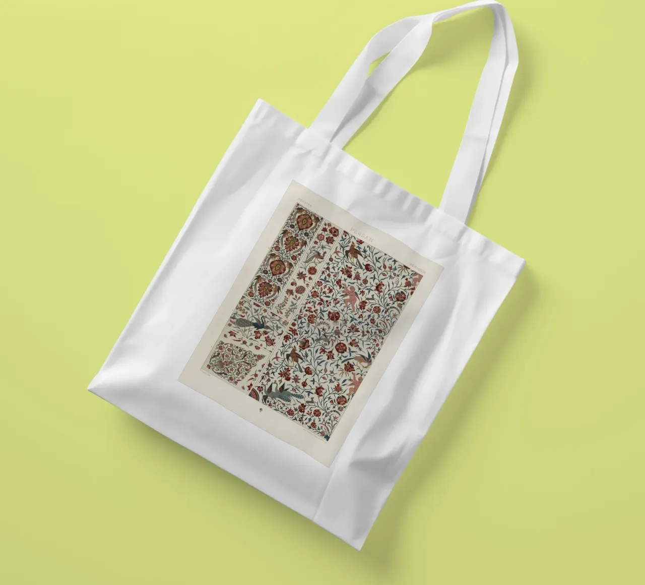 Persian pattern borsa in juta da vintageshop