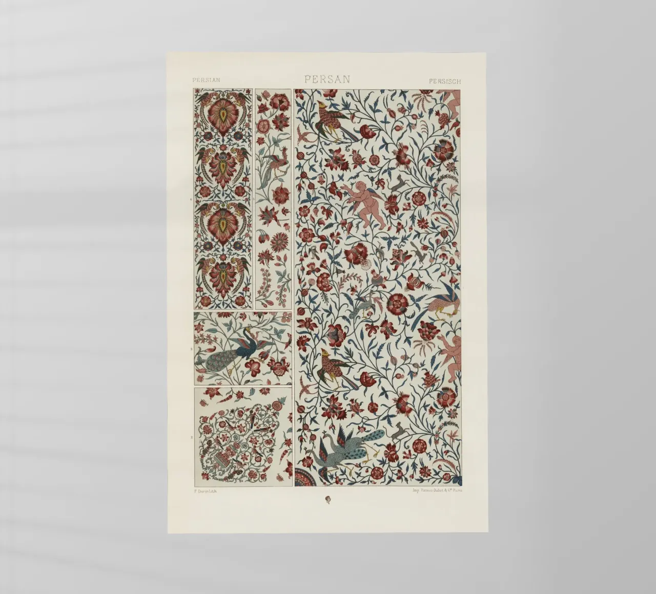 Persian pattern pellicola backlit da vintageshop