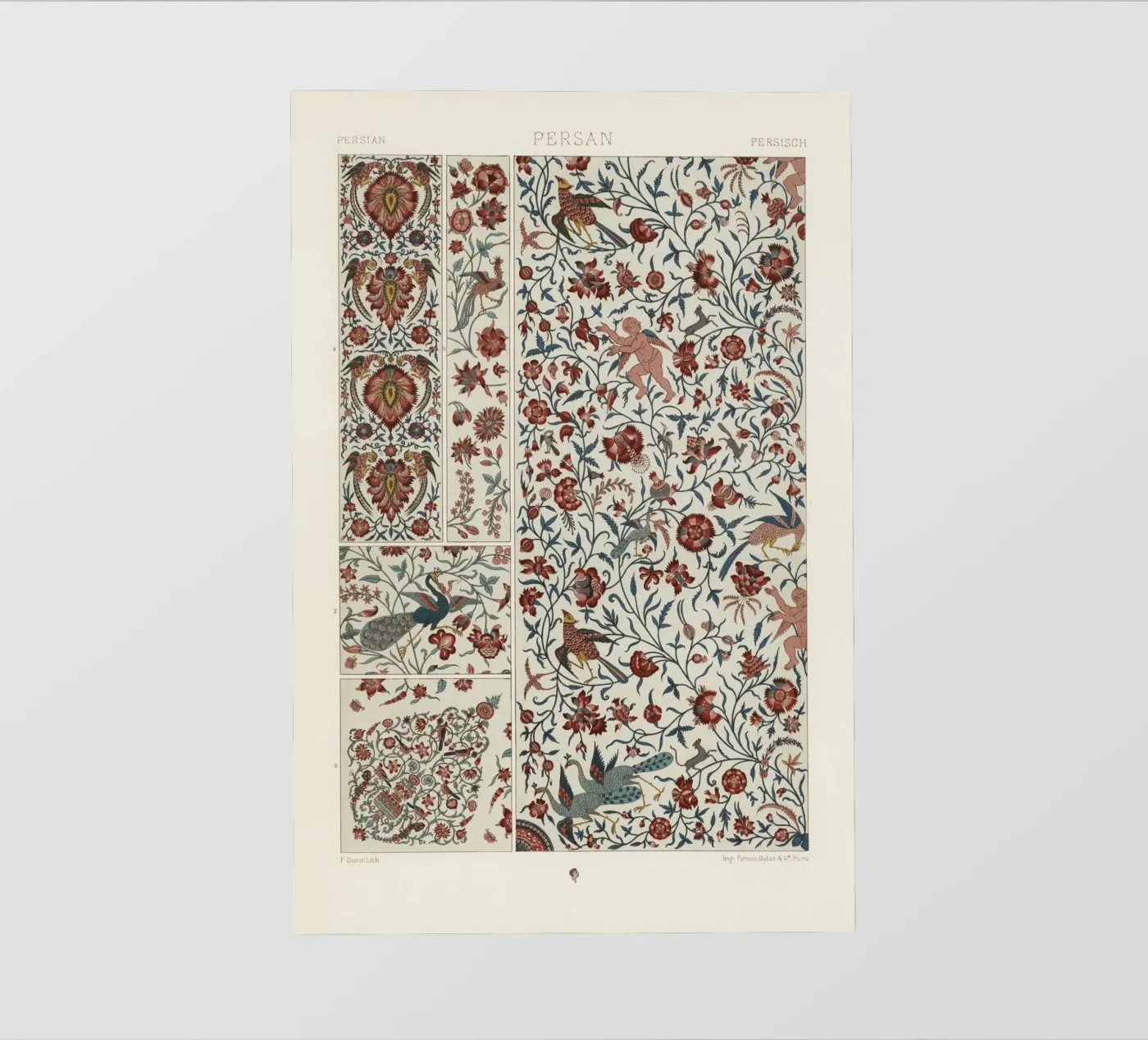 Persian pattern pellicola backlit da vintageshop