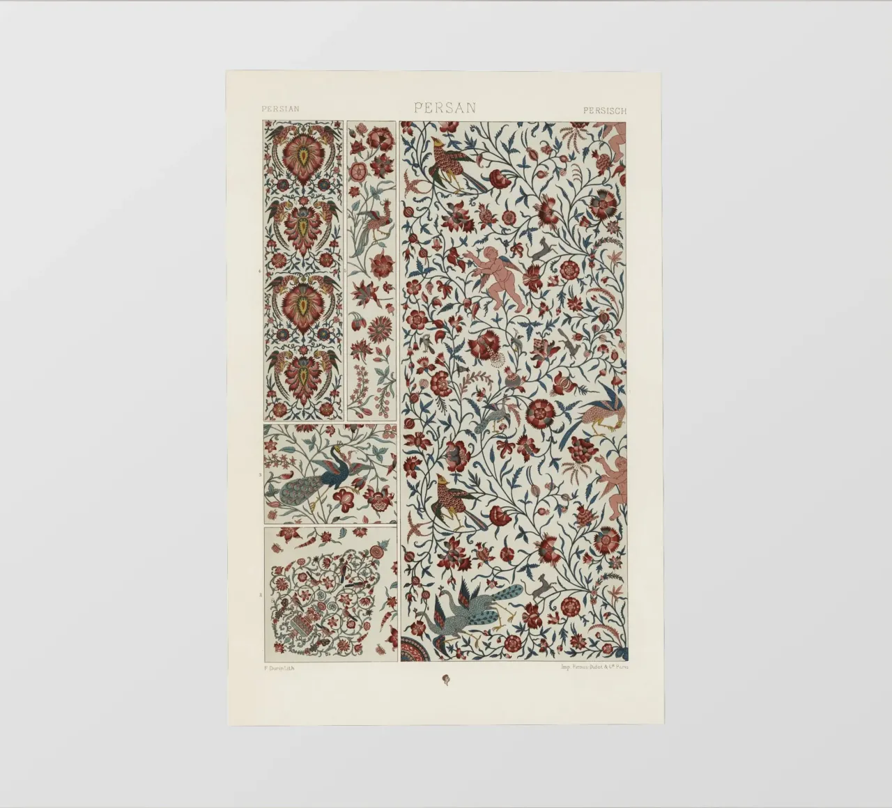 Persian pattern pellicola backlit da vintageshop