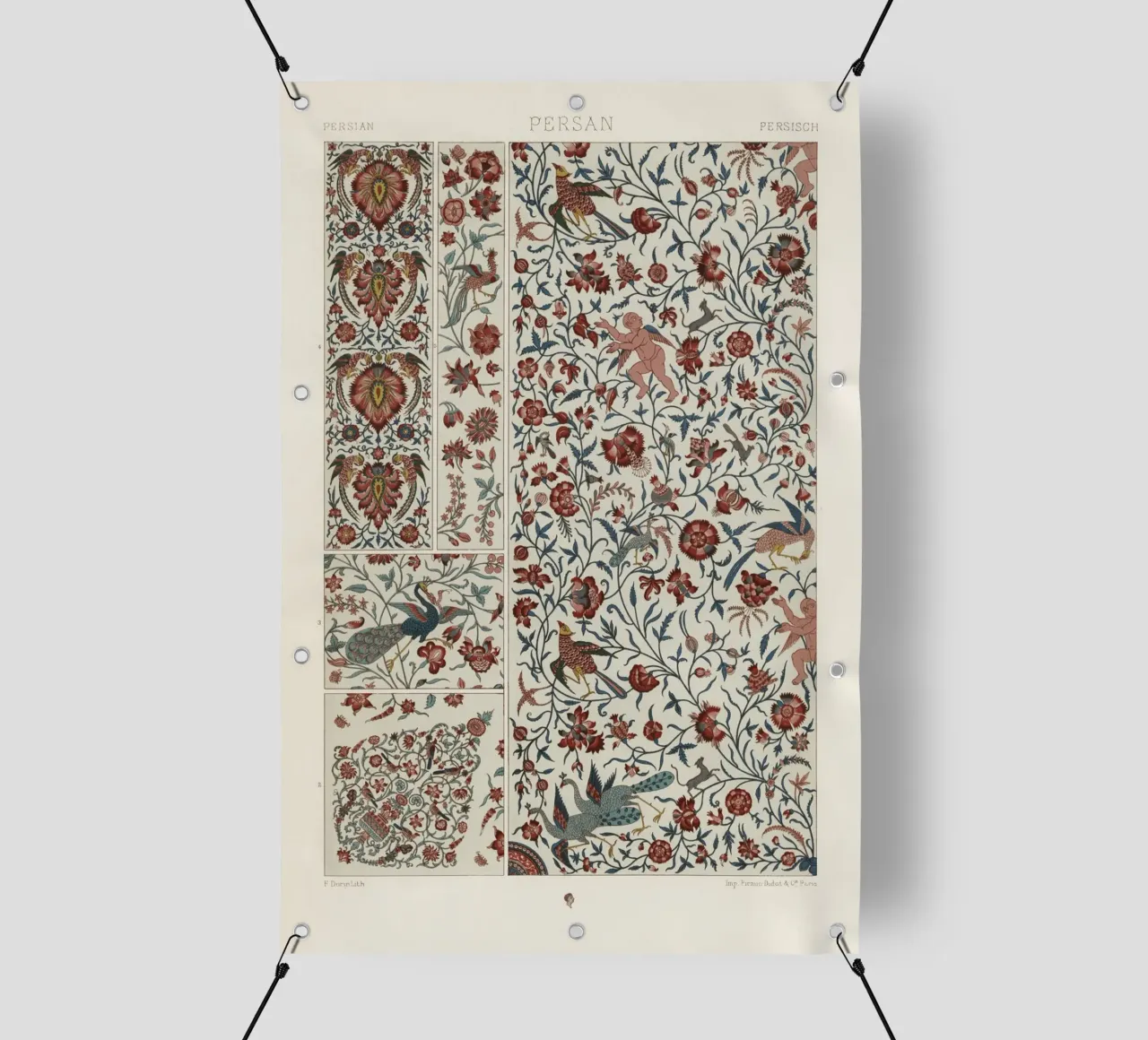 Persian pattern telo in pvc da vintageshop