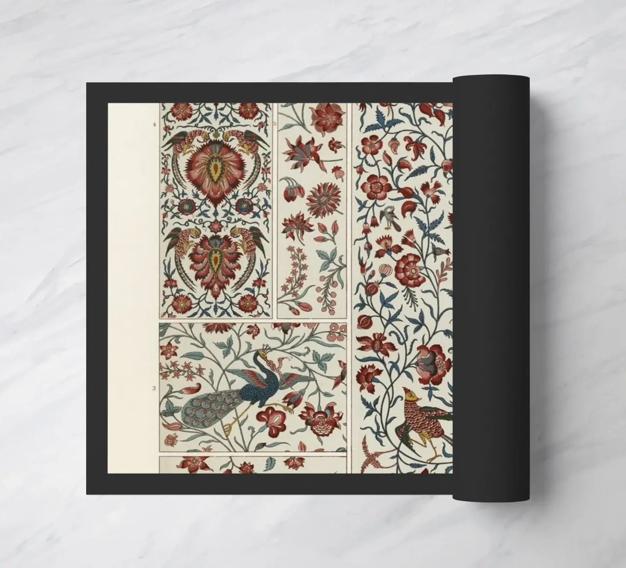 Persian pattern deurmat van vintageshop