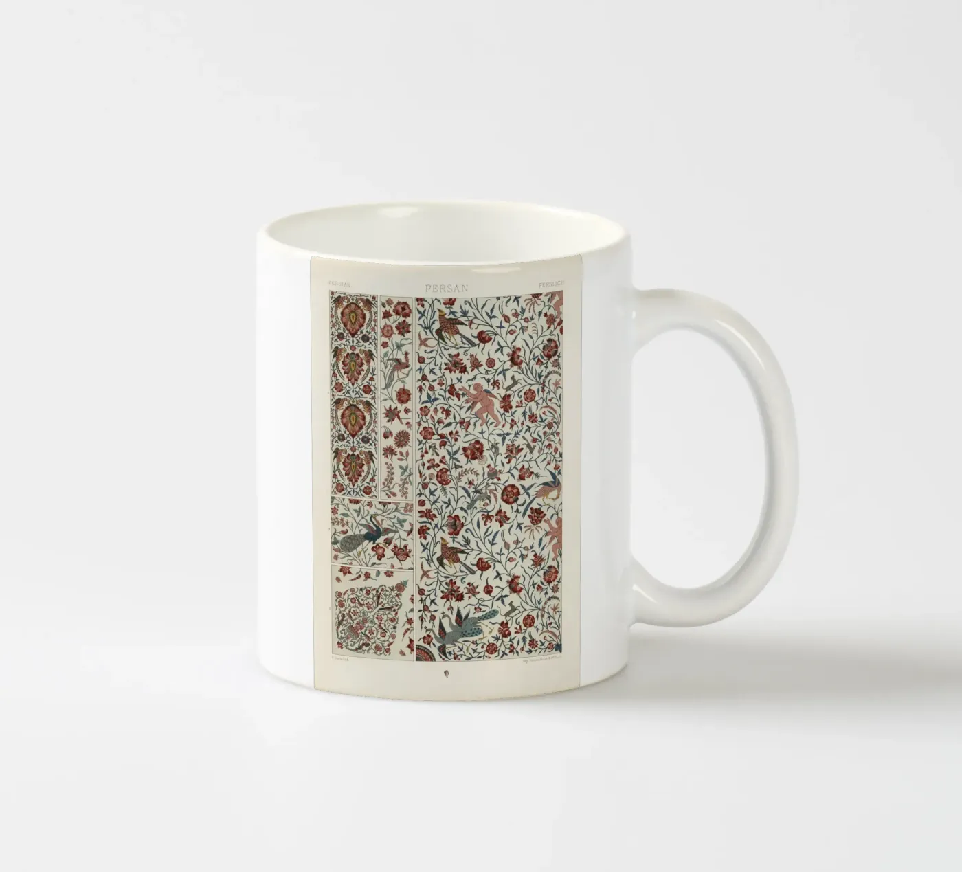 Persian pattern ceramic mug by vintageshop