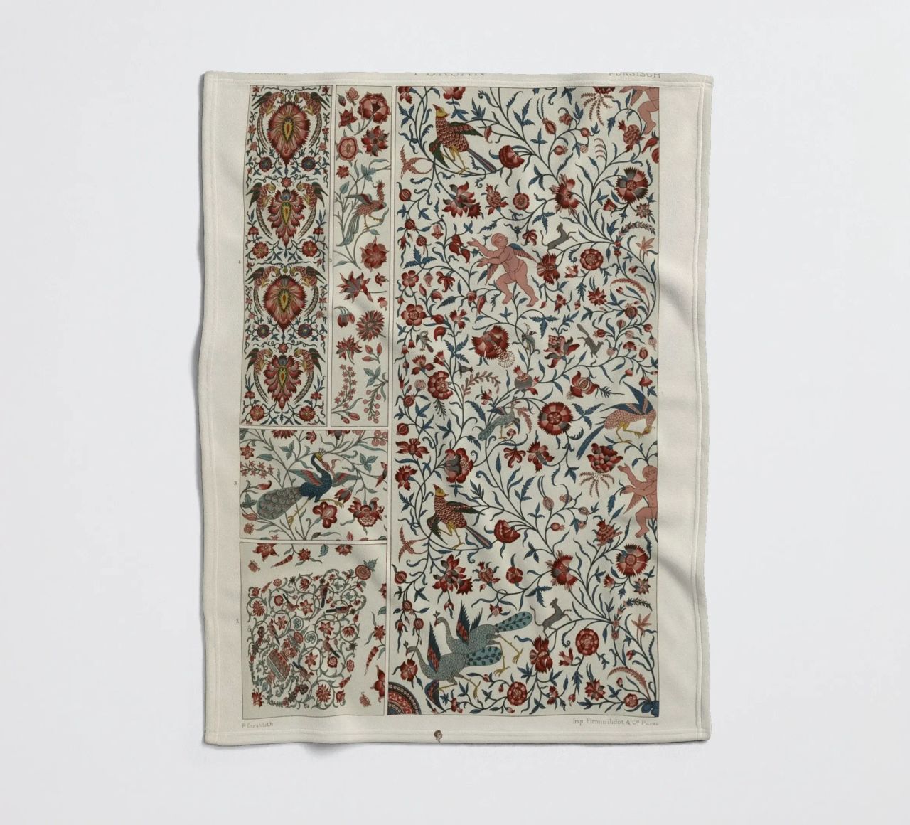 Persian pattern coperta in pile da vintageshop
