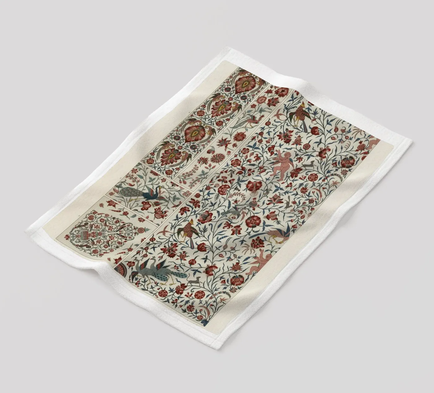Persian pattern fleecedeken van vintageshop
