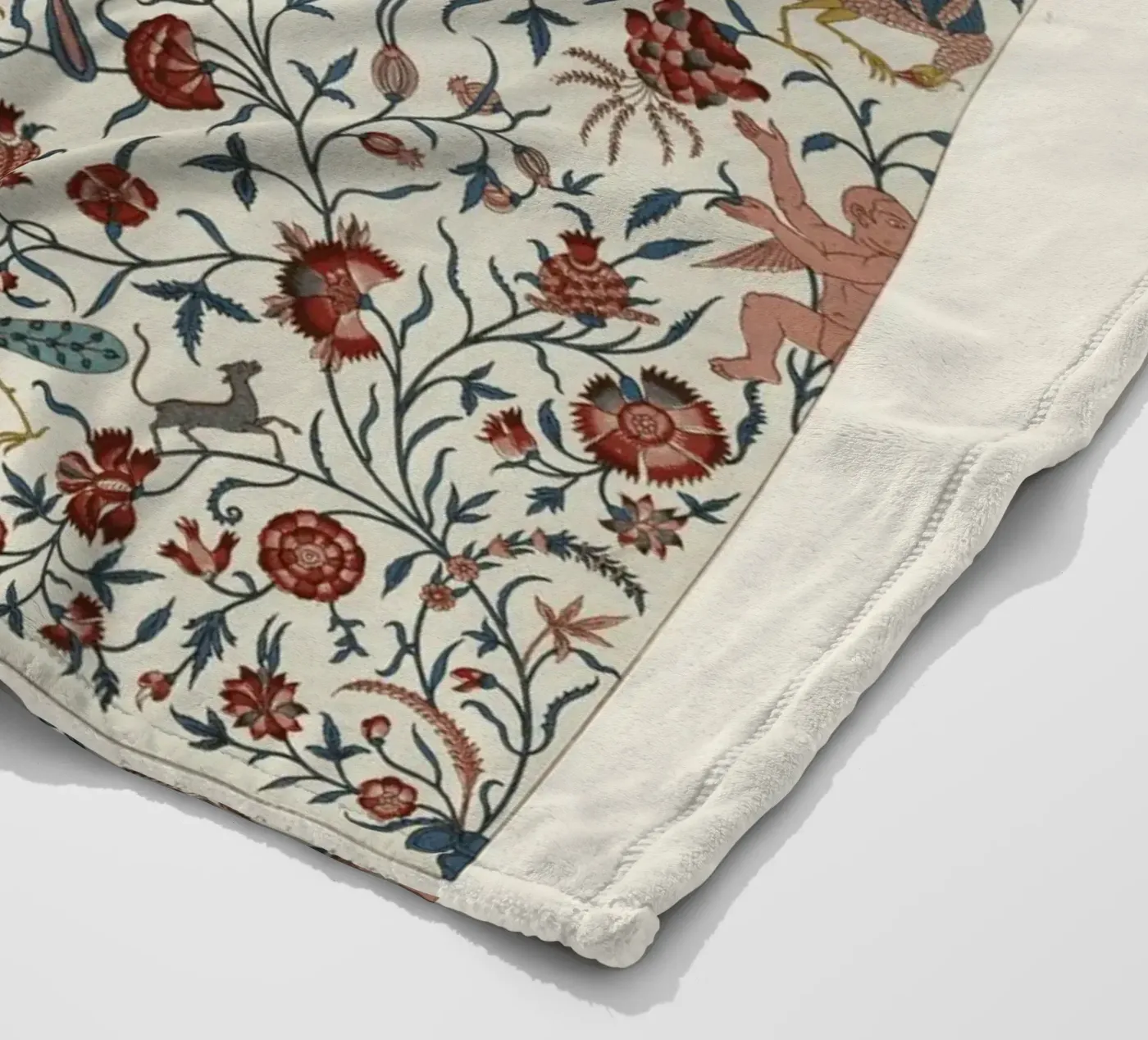 Persian pattern fleecedeken van vintageshop
