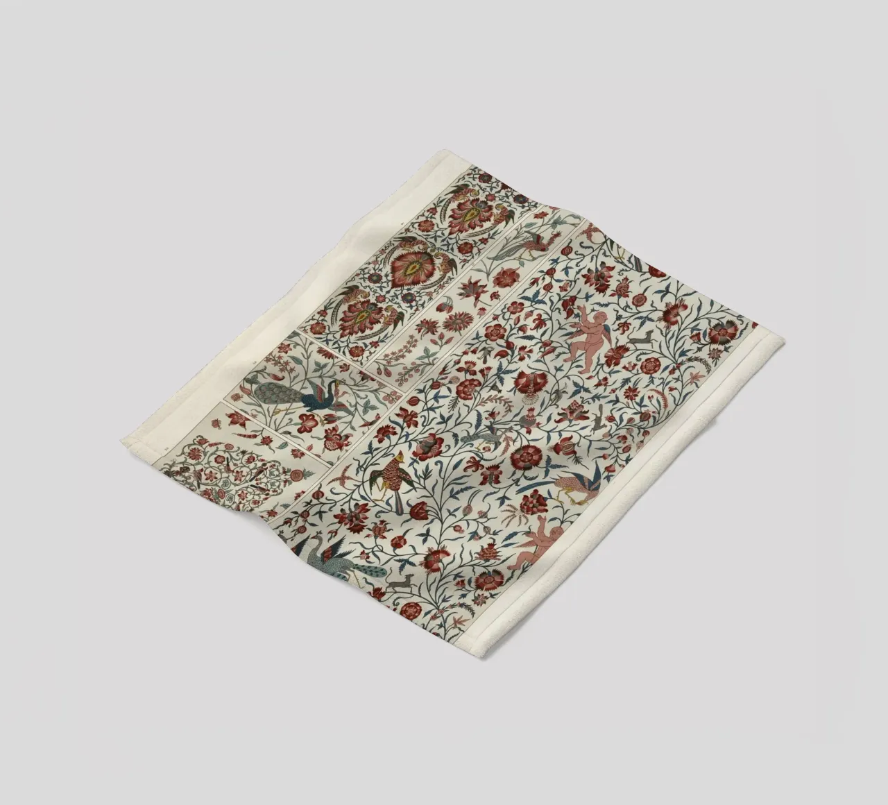 Persian pattern Fleecedecke von vintageshop