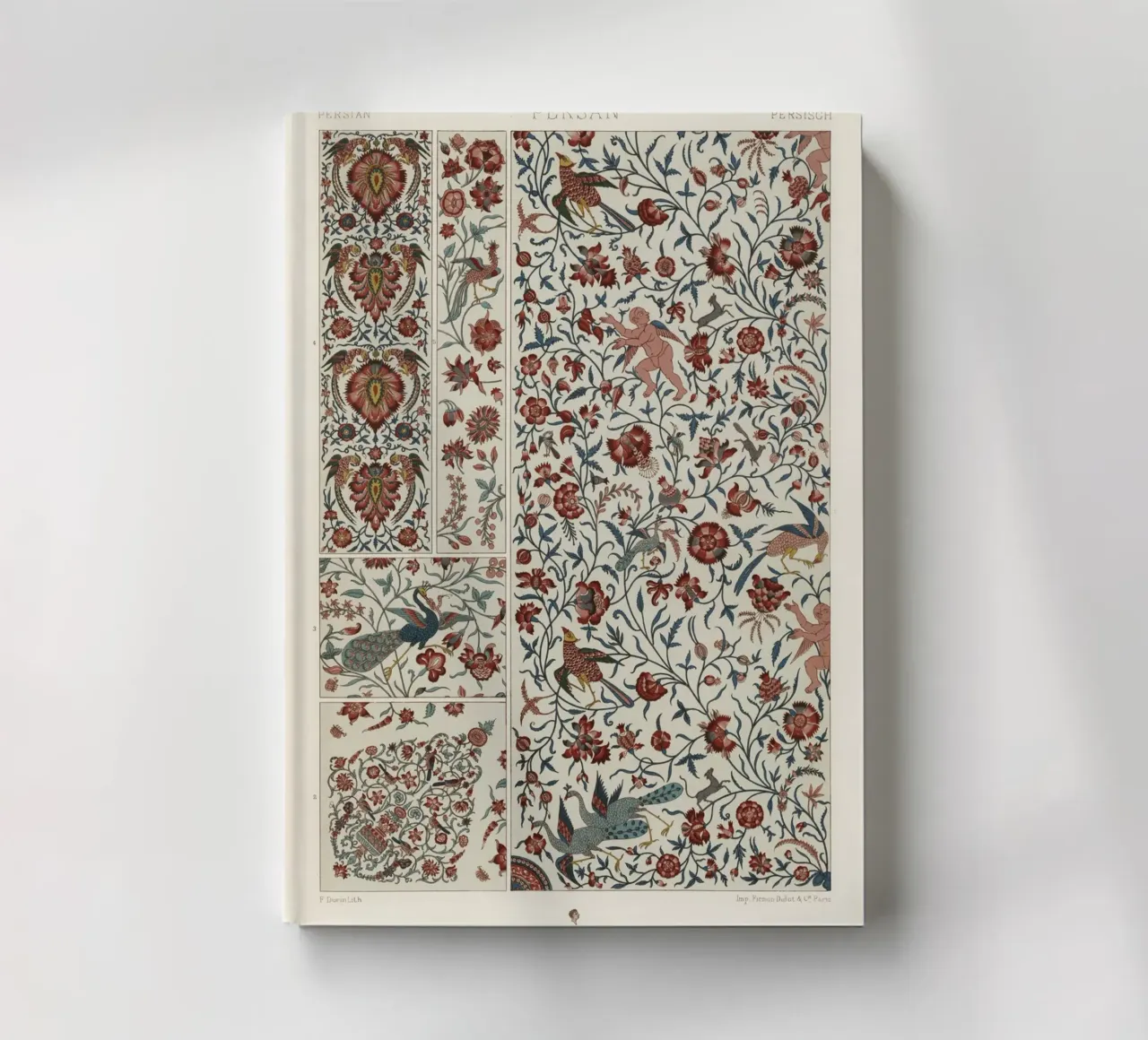 Persian pattern notebook by vintageshop