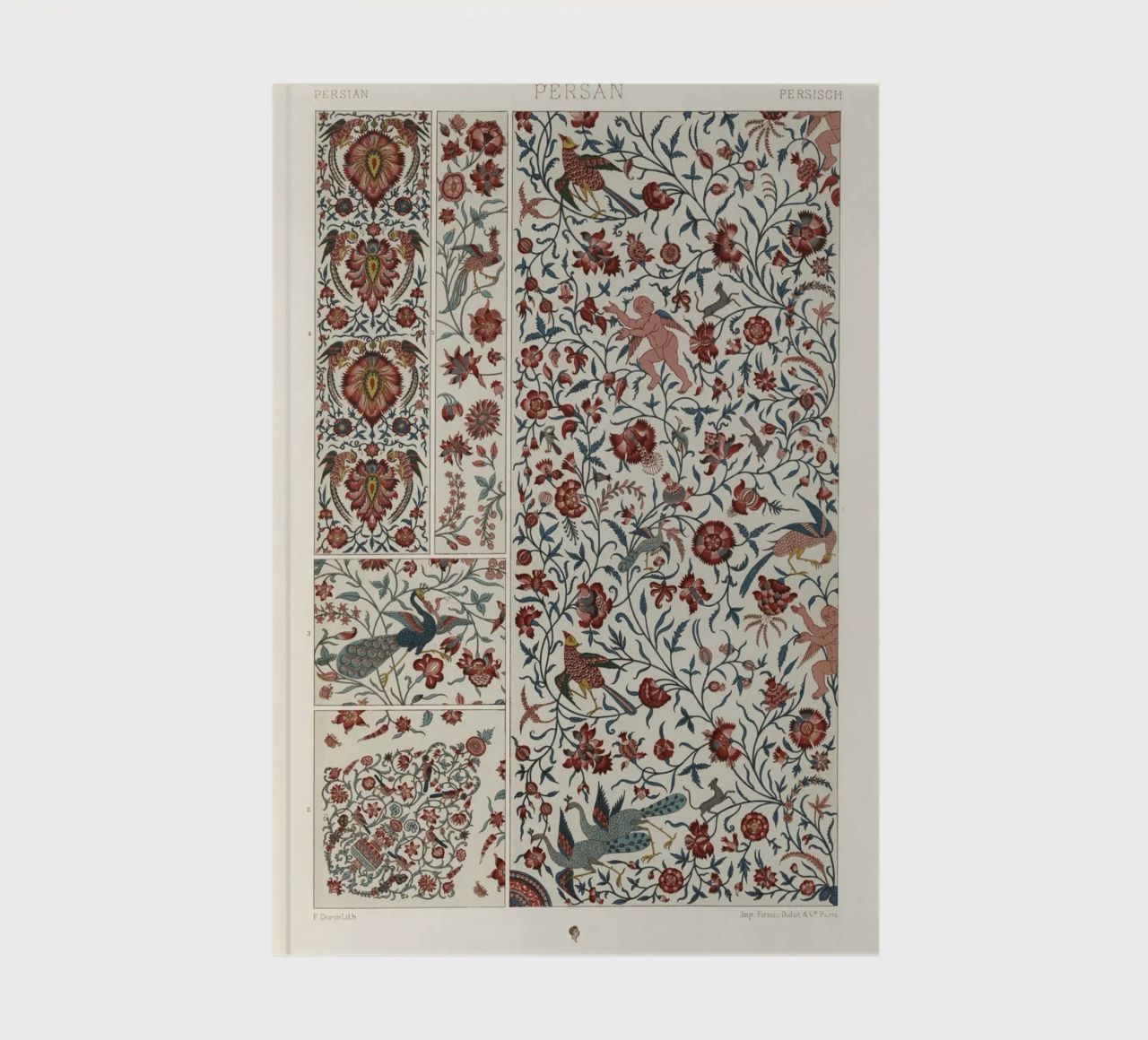 Persian pattern carnet de notes de vintageshop