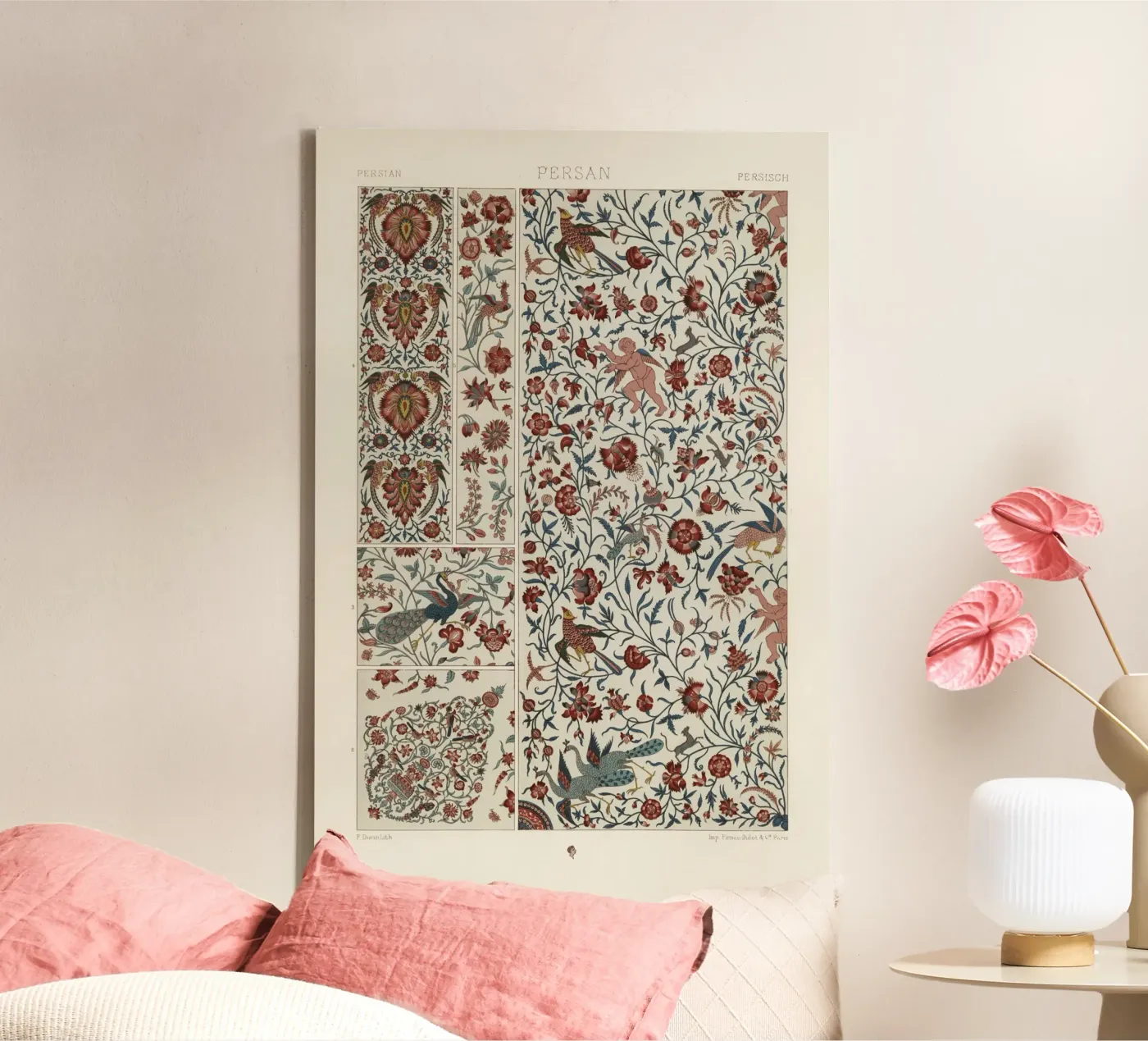Persian pattern canvas van vintageshop