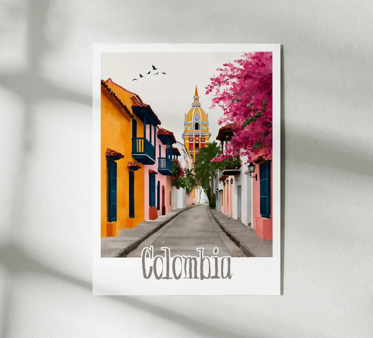 Affiche Colombie plexiglass da Frame the World