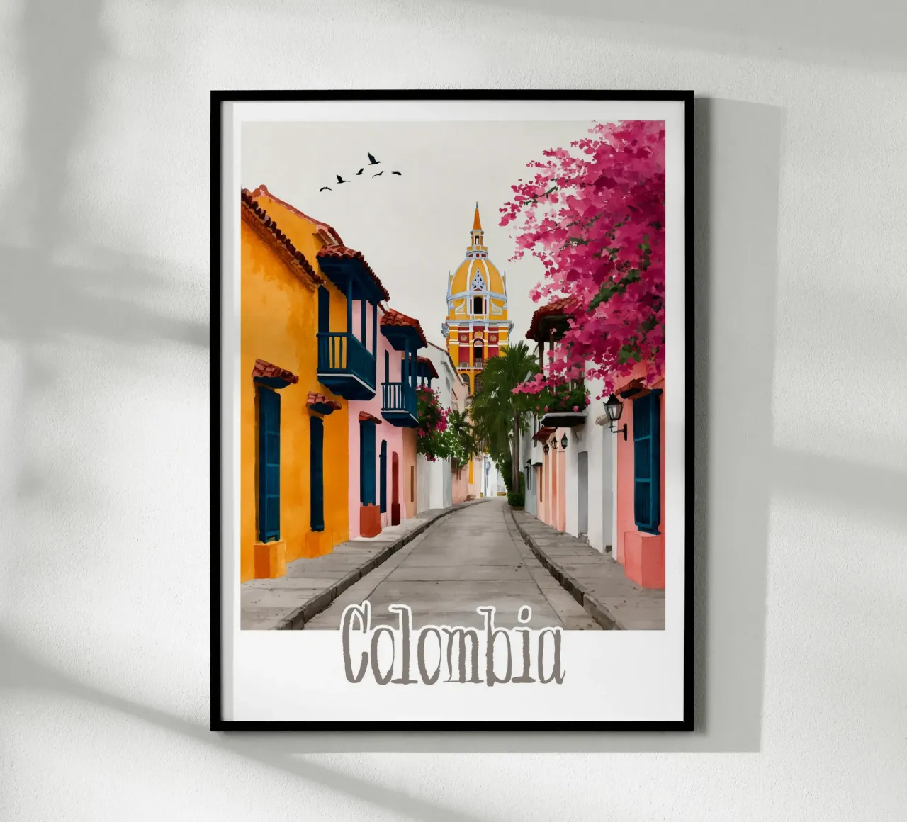 Affiche Colombie poster da Frame the World