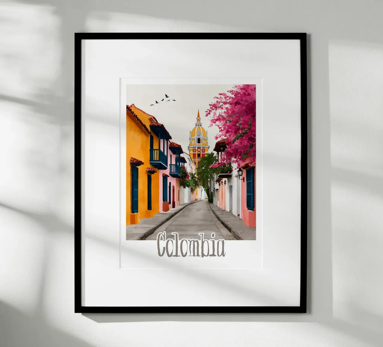 Affiche Colombie poster da Frame the World