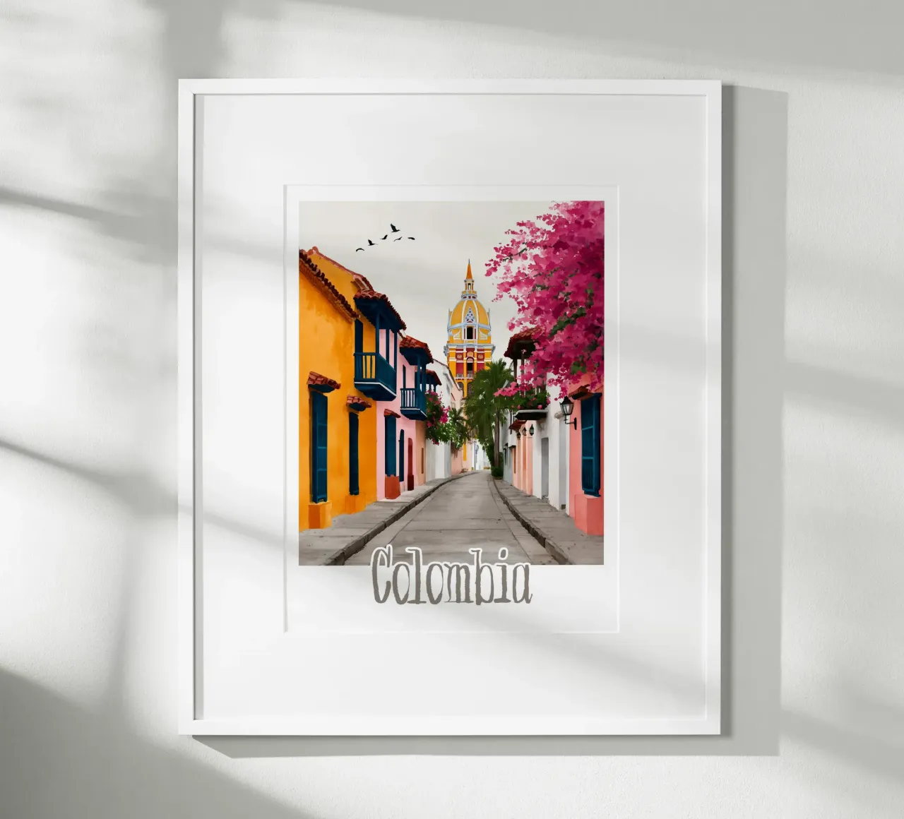 Affiche Colombie poster da Frame the World