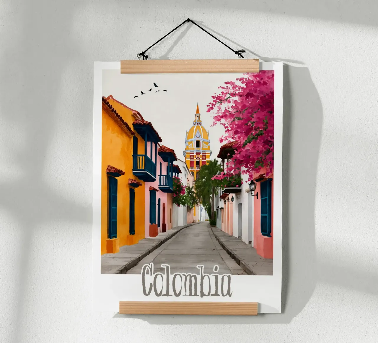 Affiche Colombie poster da Frame the World