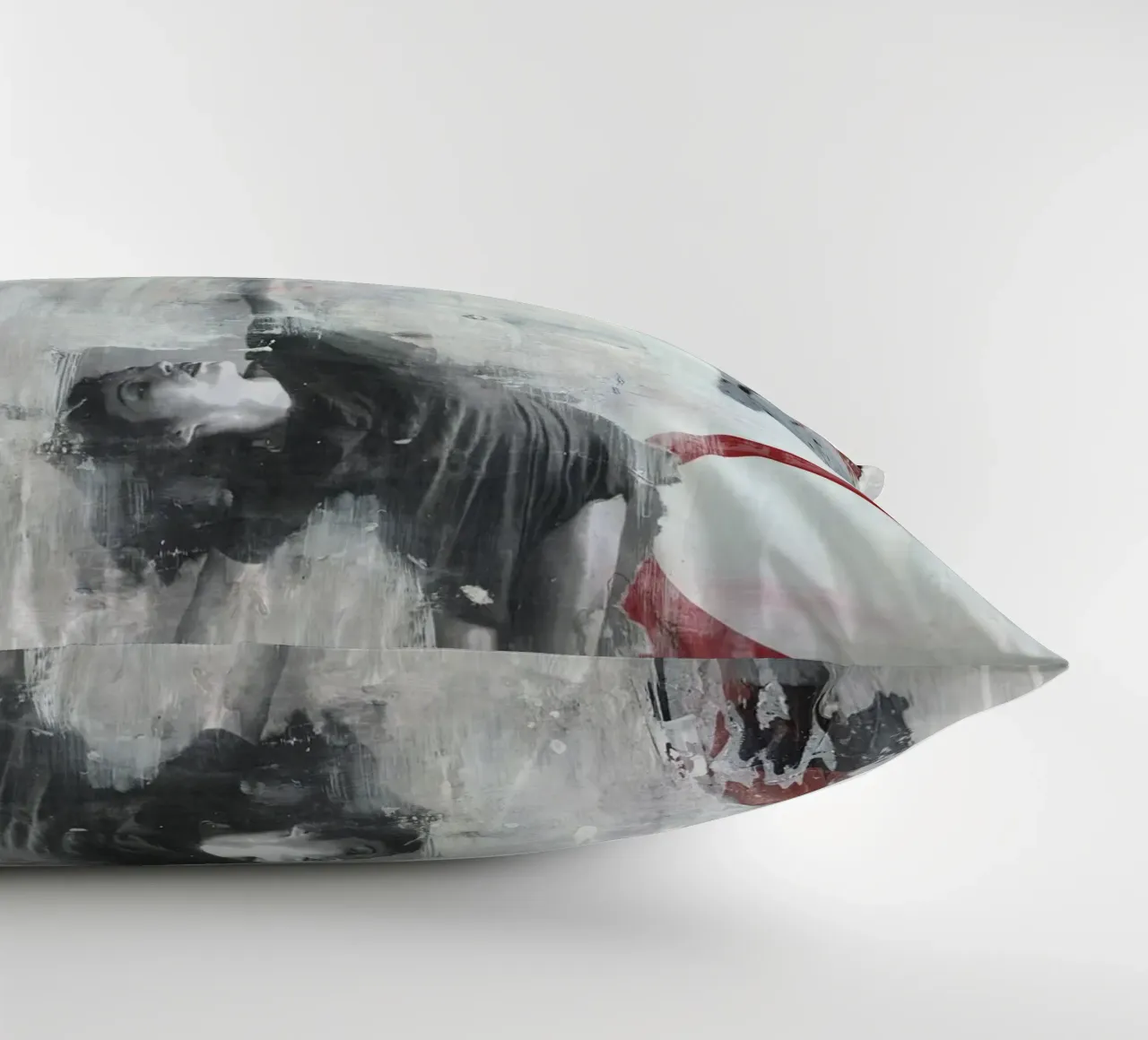 Expression punch in white cuscino da PeHa - ART