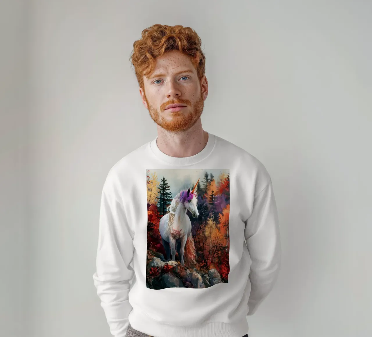 Unicorno magico felpa da Lionmixart