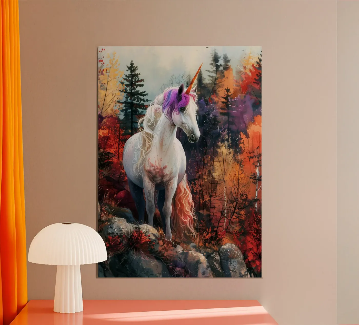 Magic Unicorn poster by Lionmixart