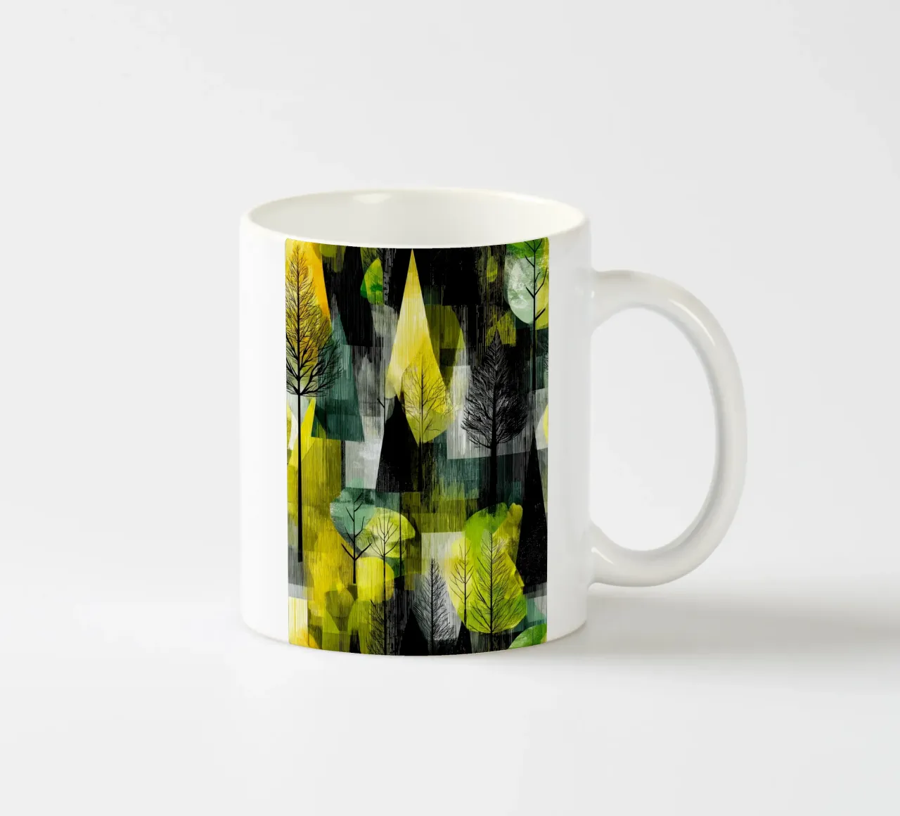 Foresta verde tazza in ceramica da Justyna Jaszke JBJart