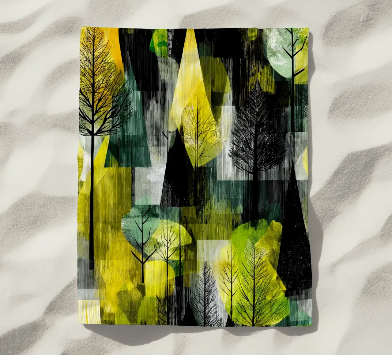 Foresta verde telo mare da Justyna Jaszke JBJart